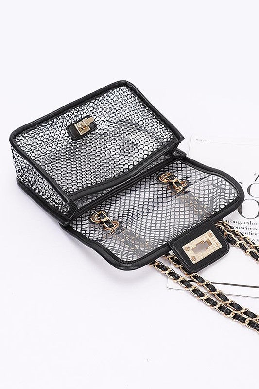 Iliana Rhinestone Shoulder Bag