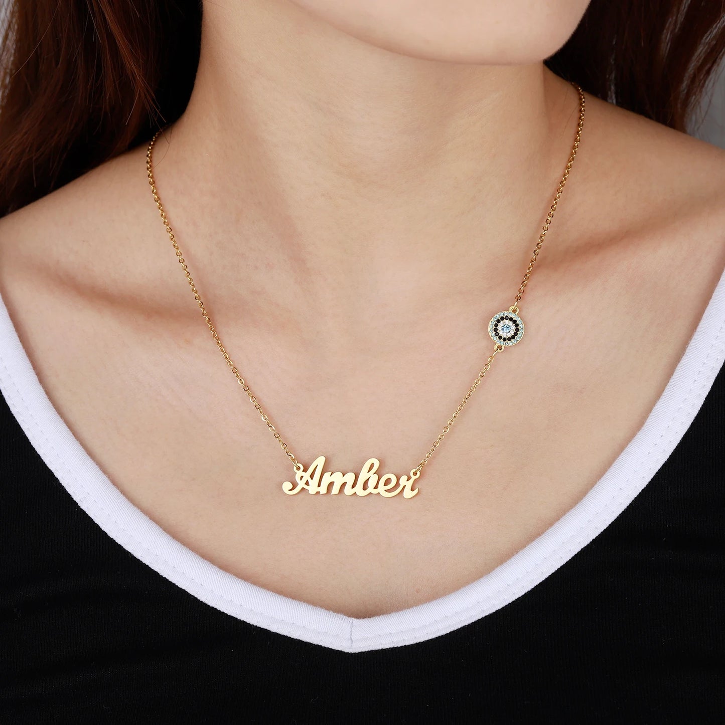 Custom Name Necklace Style ER101