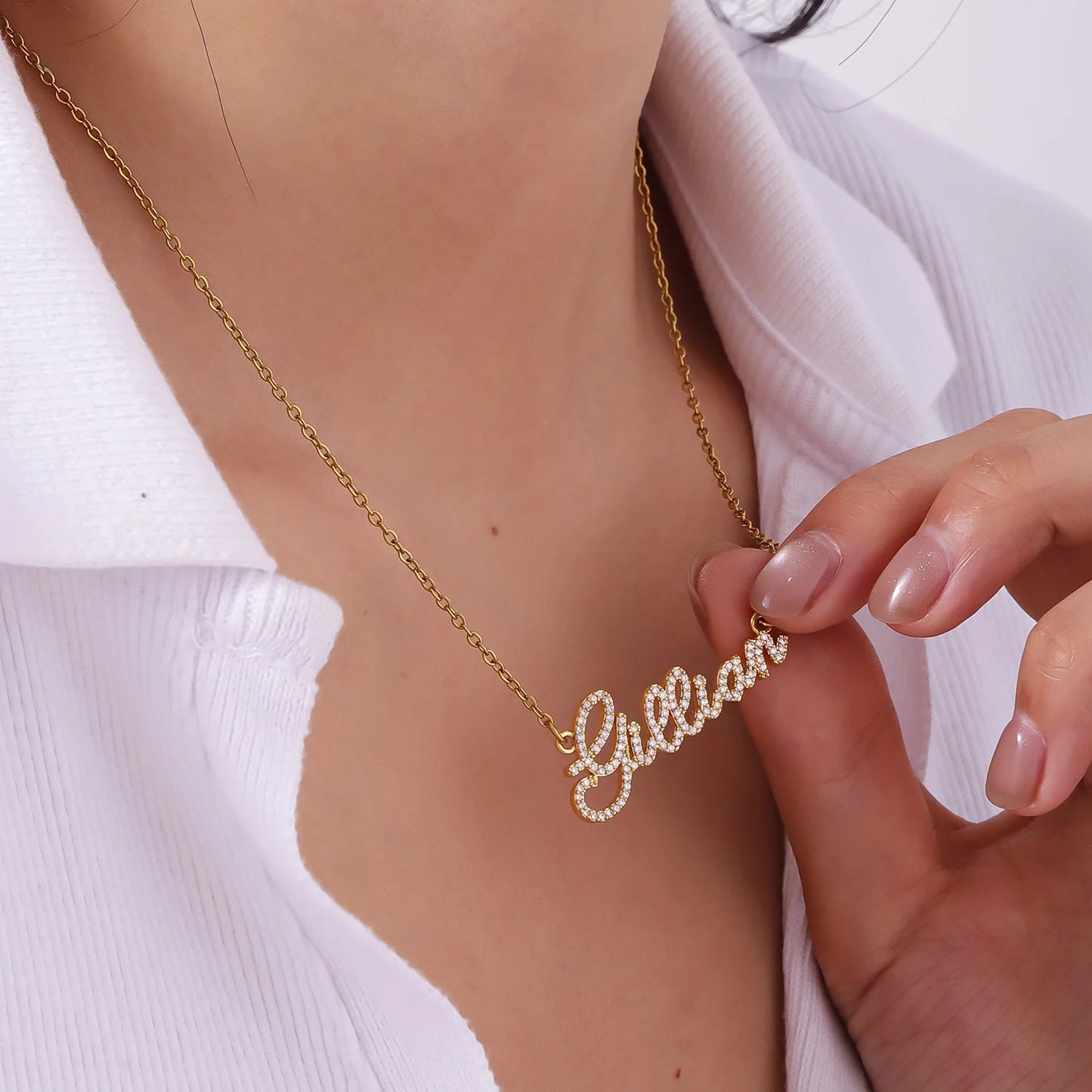 Custom Name Necklace Style ER121