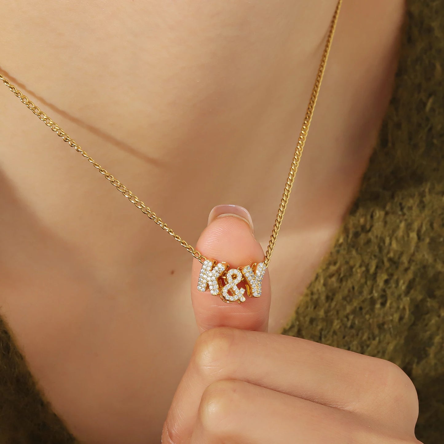 Custom Name Necklace Style ER118