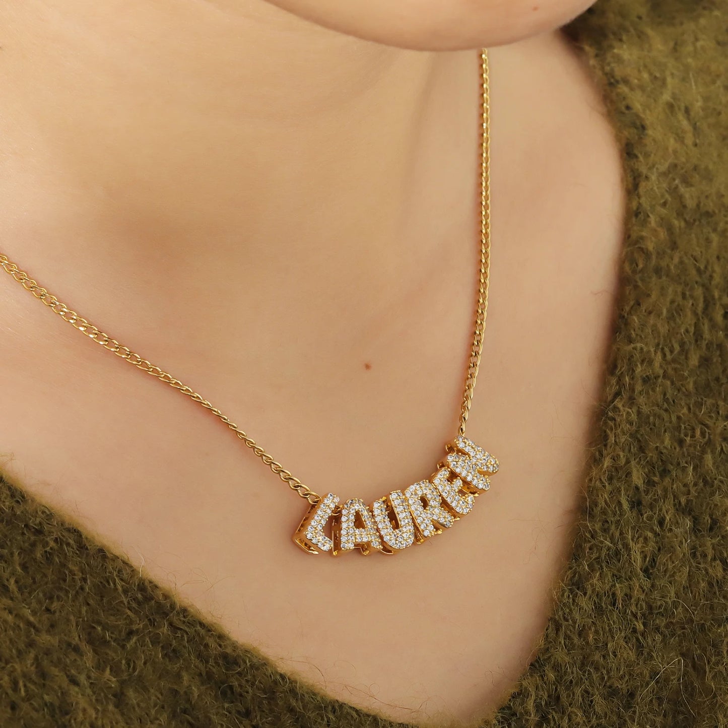 Custom Name Necklace Style ER118