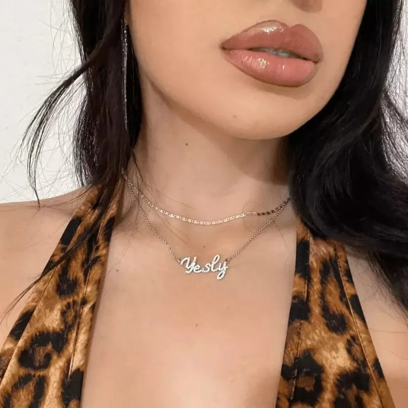 Custom Name Necklace Style ER121