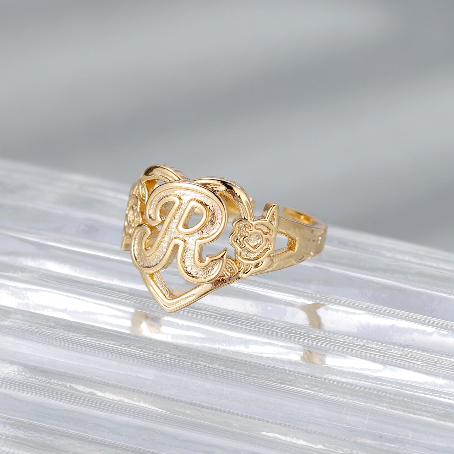 Custom Initial Ring Style ER78