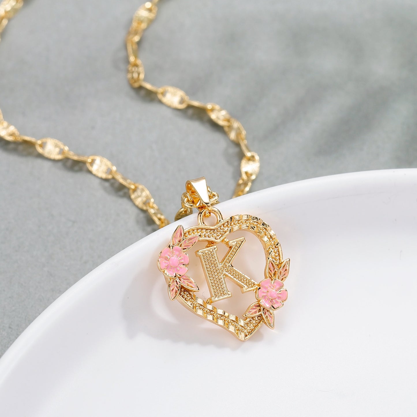 Custom Initial Necklace Style ER77