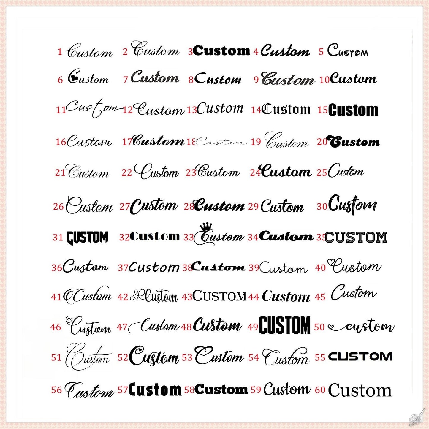 Custom Name Necklace Style ER82
