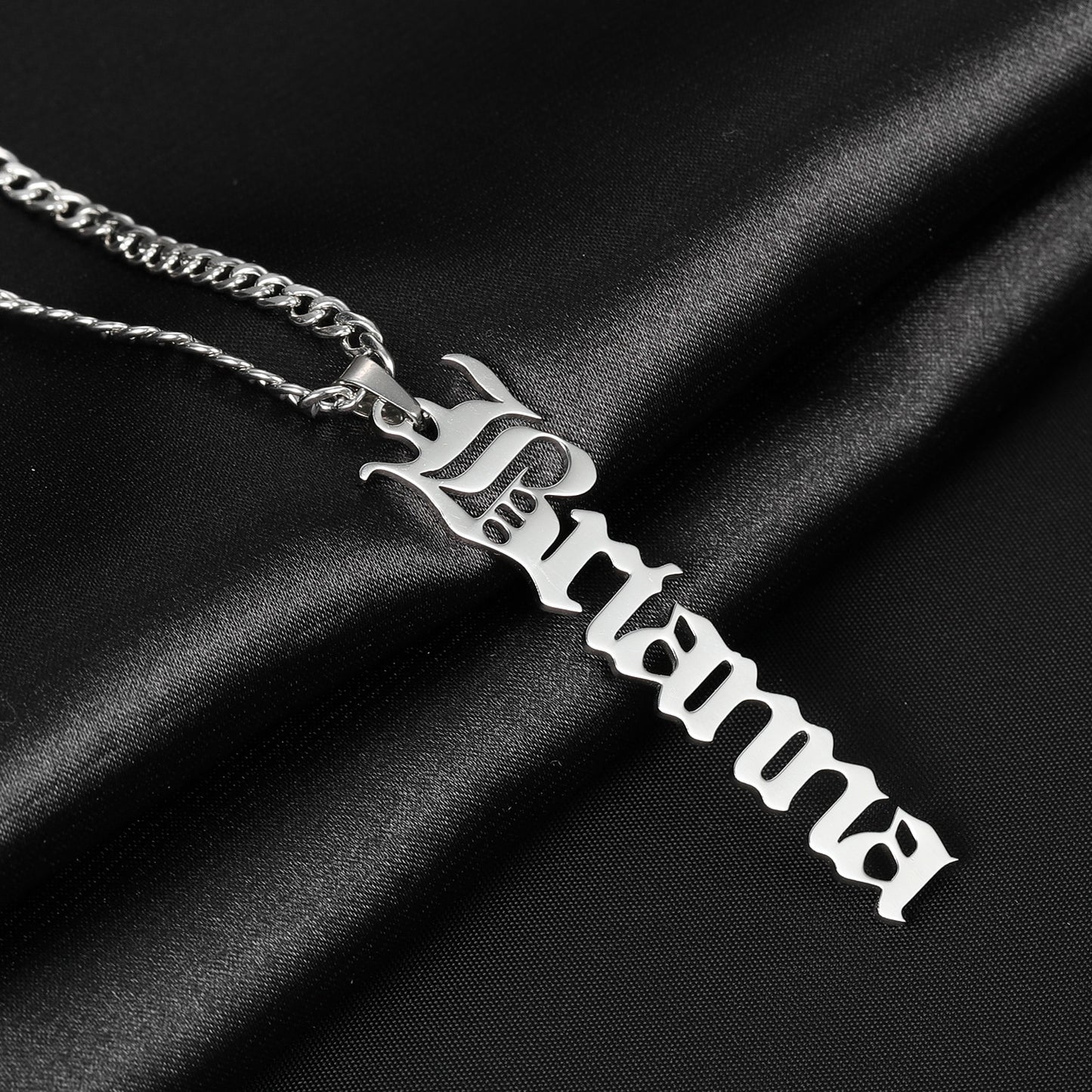 Custom Old English Necklace Style ER 46