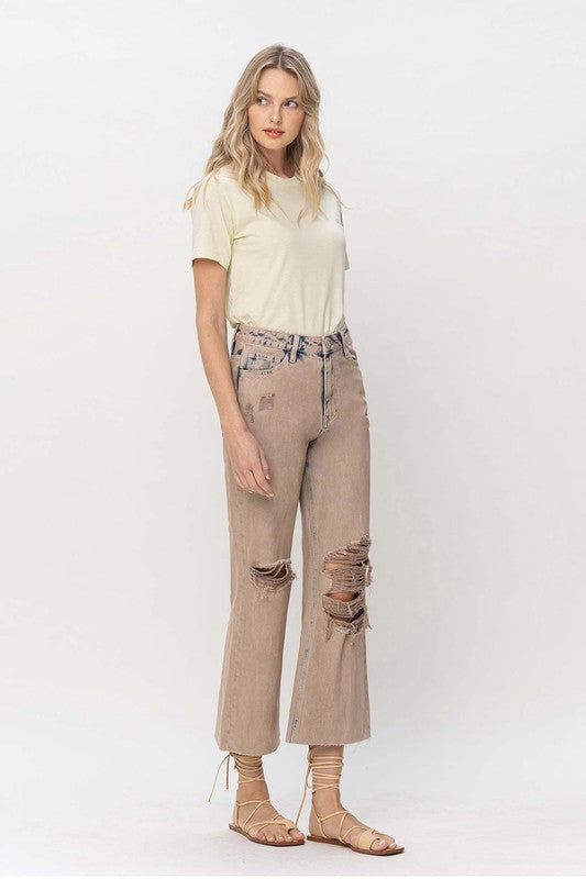 Ivon Vintage Crop Jeans