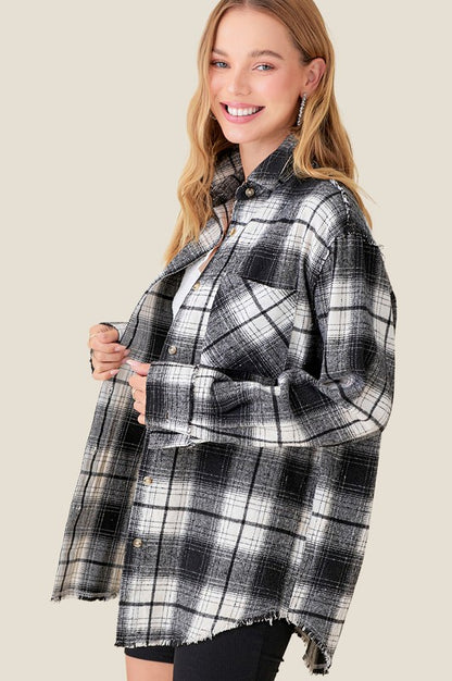 Nova Plaid Top