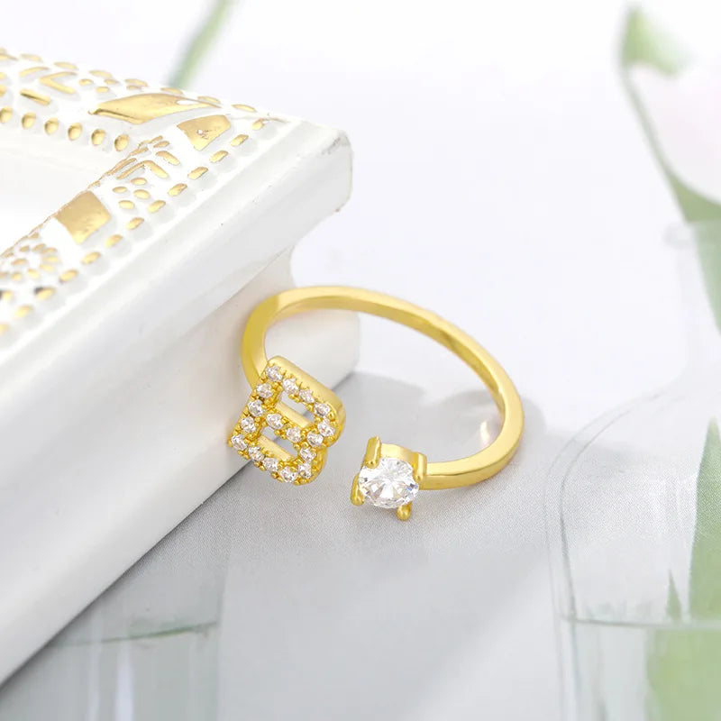 Custom Initial Ring Style ER152