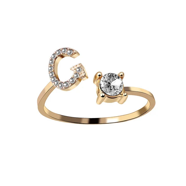 Custom Initial Ring Style ER153