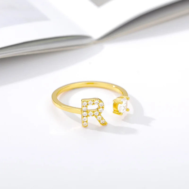 Custom Initial Ring Style ER152