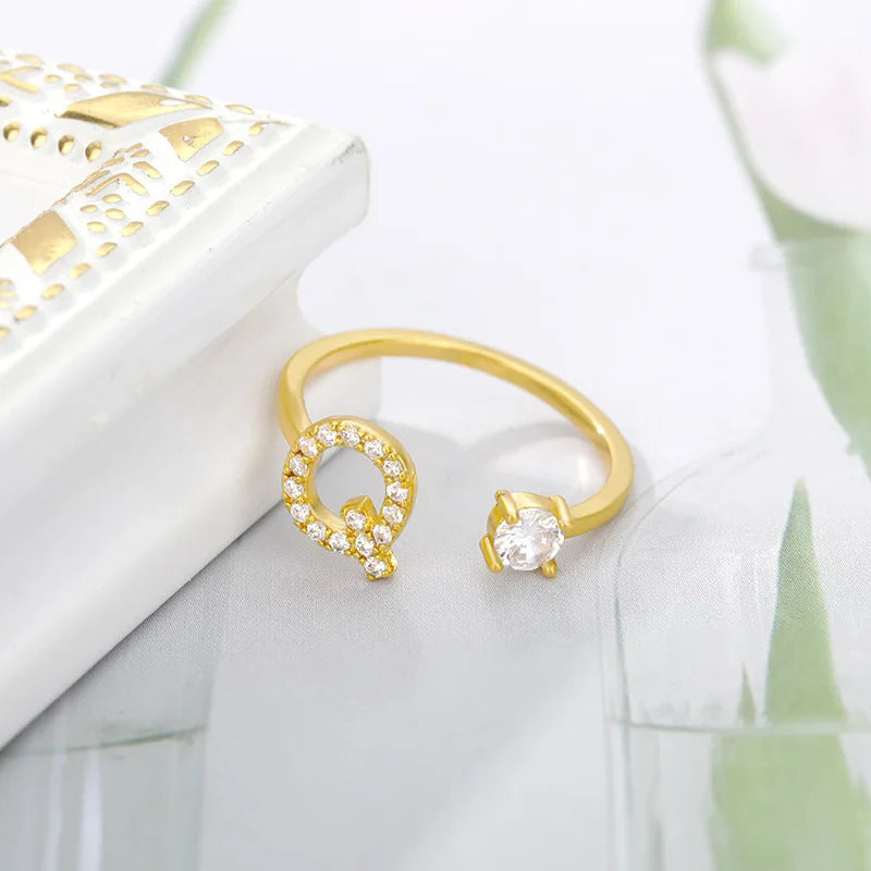 Custom Initial Ring Style ER152