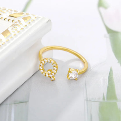 Custom Initial Ring Style ER152