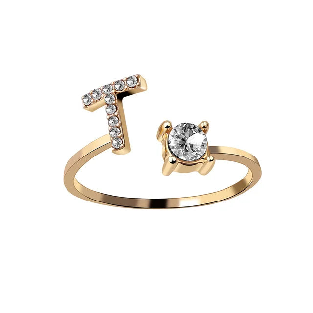 Custom Initial Ring Style ER153