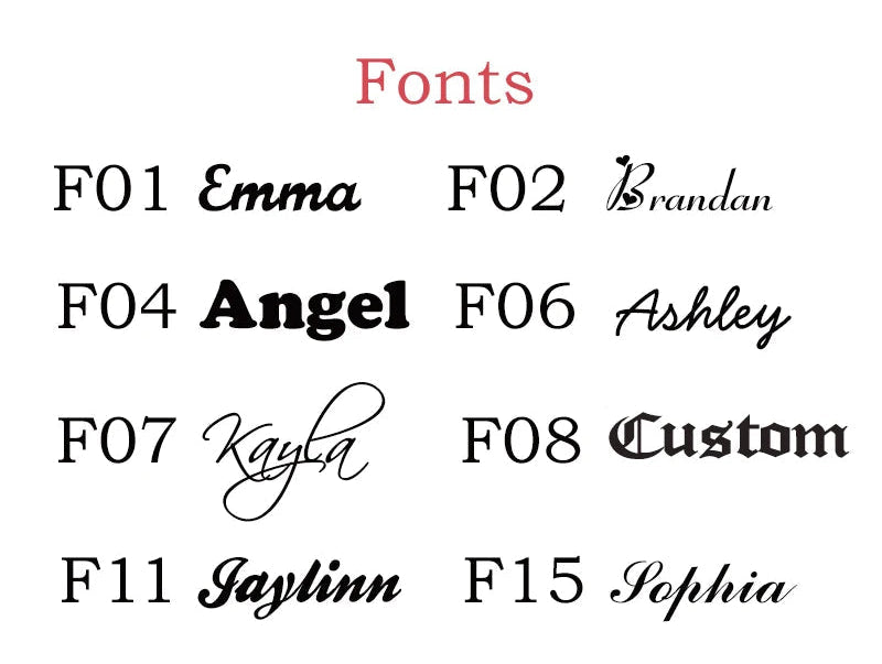 Custom Name Necklace Style ER143