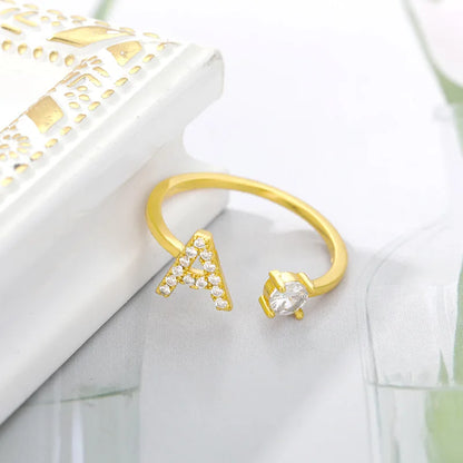 Custom Initial Ring Style ER152