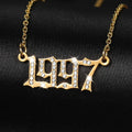 Custom Numeral Necklace Style ER127