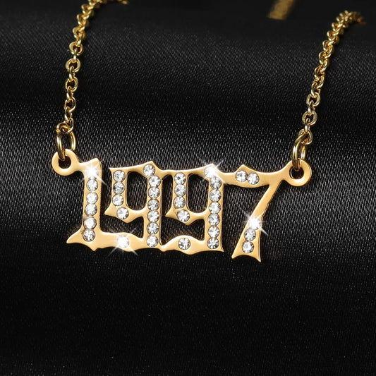 Custom Numeral Necklace Style ER127