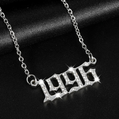 Custom Numeral Necklace Style ER127