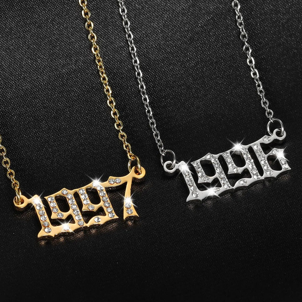 Custom Numeral Necklace Style ER127