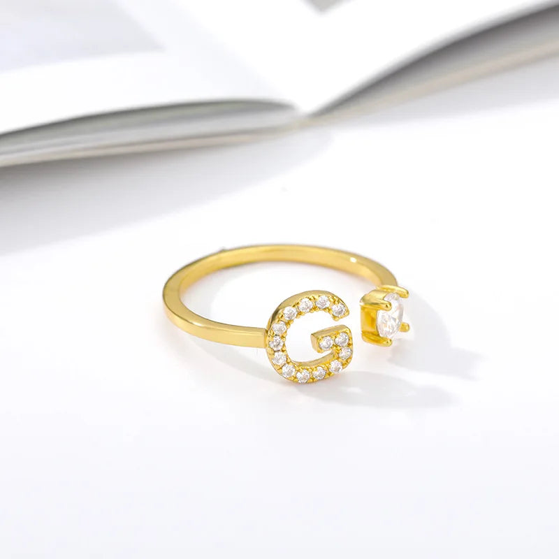 Custom Initial Ring Style ER152