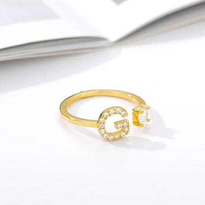 Custom Initial Ring Style ER152