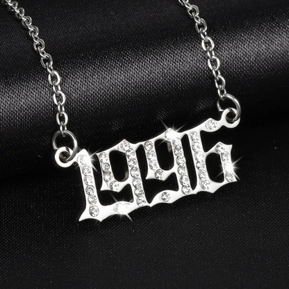 Custom Numeral Necklace Style ER127