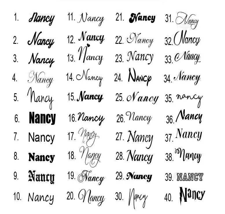 Custom Name Necklace Style ER144