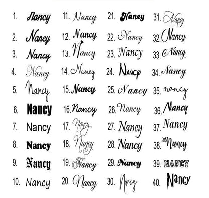 Custom Name Necklace Style ER144