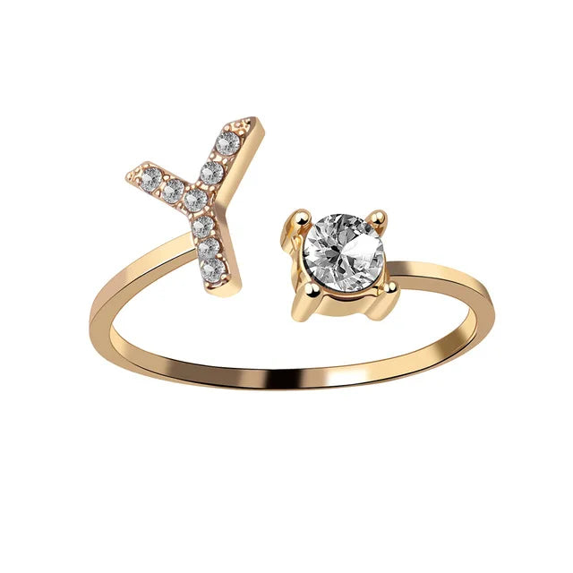 Custom Initial Ring Style ER153