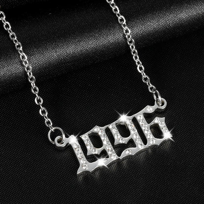 Custom Numeral Necklace Style ER127