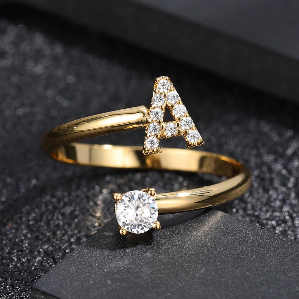 Custom Initial Ring Style ER153