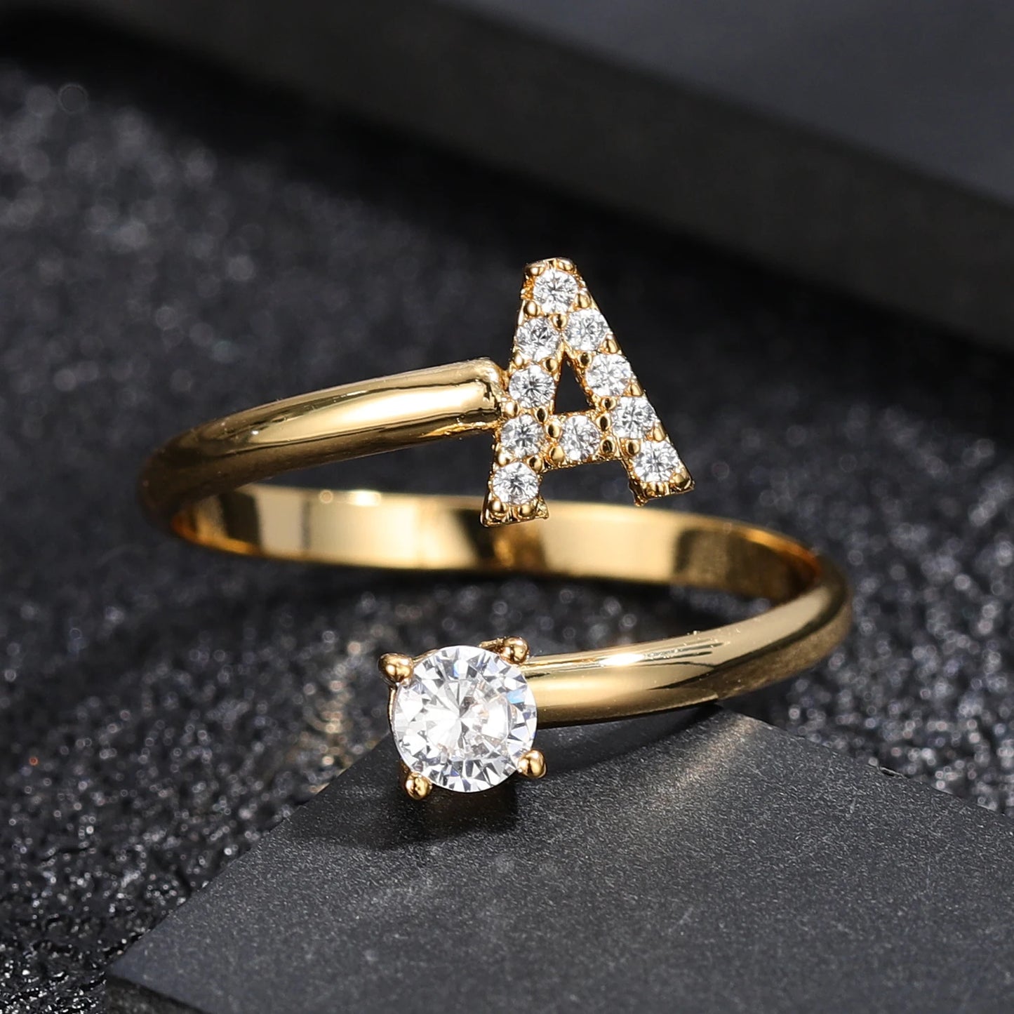 Custom Initial Ring Style ER153