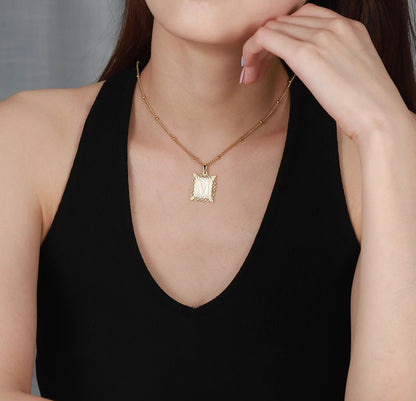 Custom Initial Necklace Style ER141