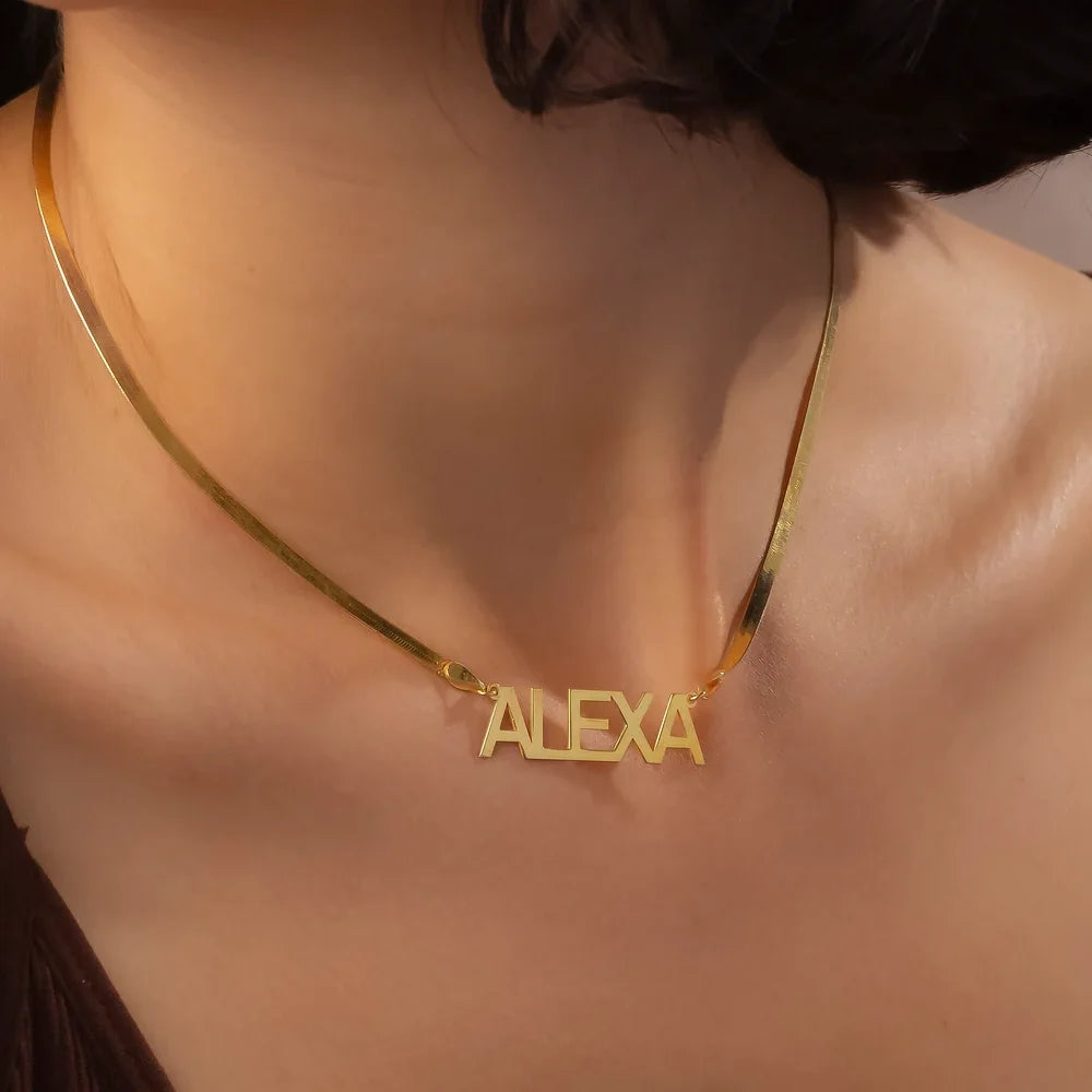 Custom Name Necklace Style ER131
