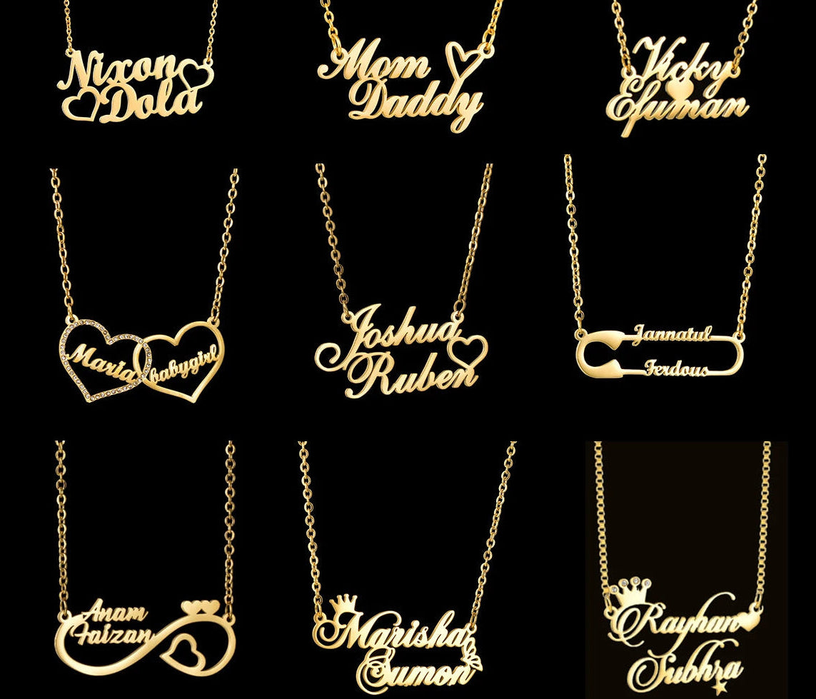 Custom Name Necklace Style ER146