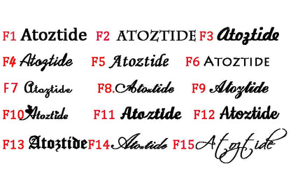 Custom Name Necklace Style 146