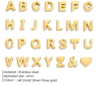 Custom Initial Name Necklace Style ER135