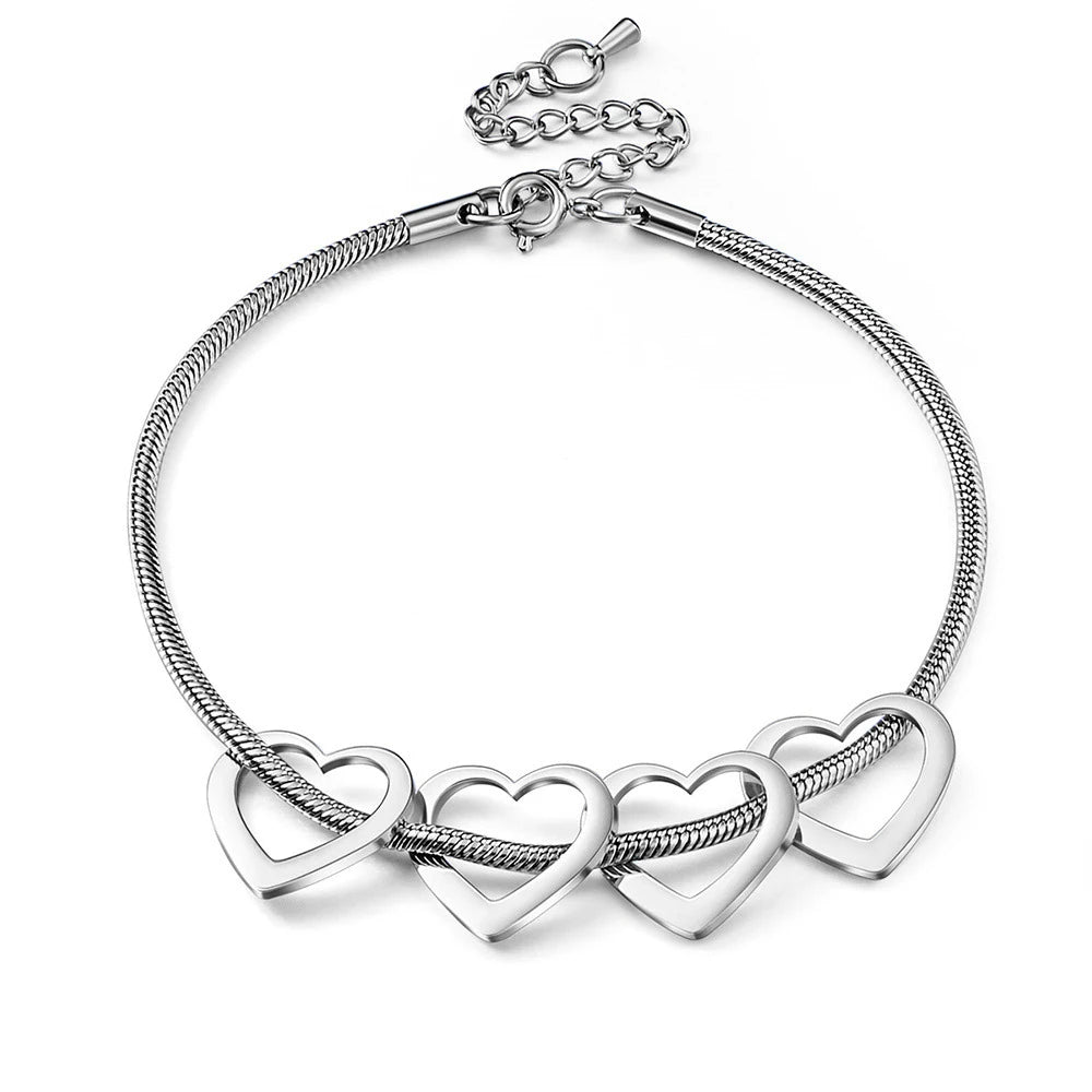 Custom Name Heart Bracelet Style ER123