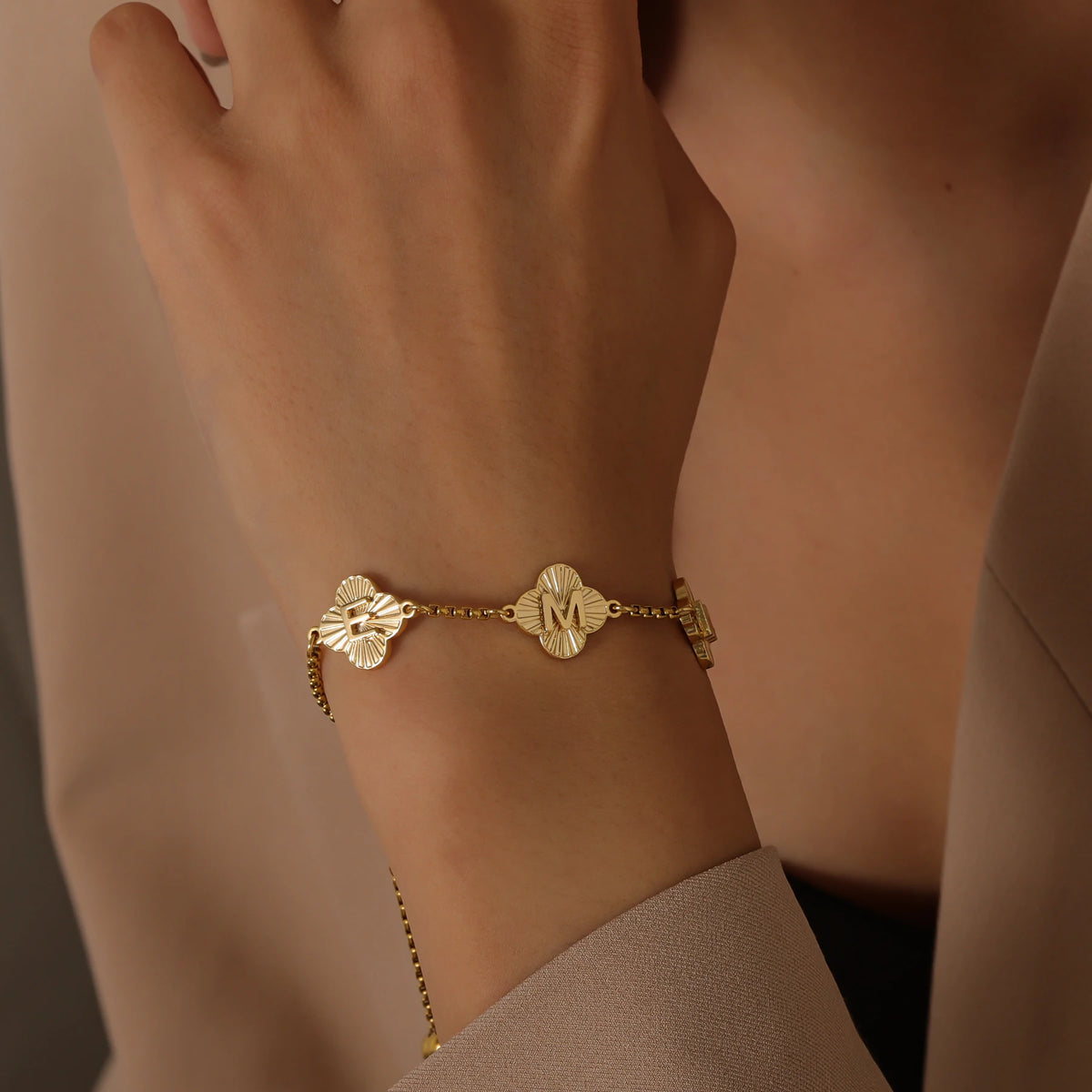 Custom Initial Bracelet Style ER130