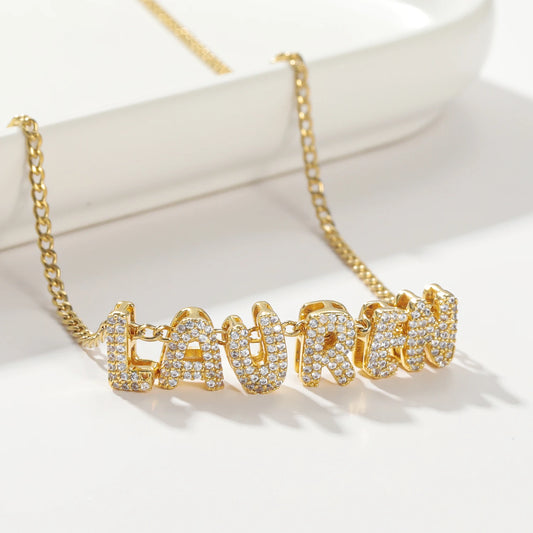 Custom Name Necklace Style ER118
