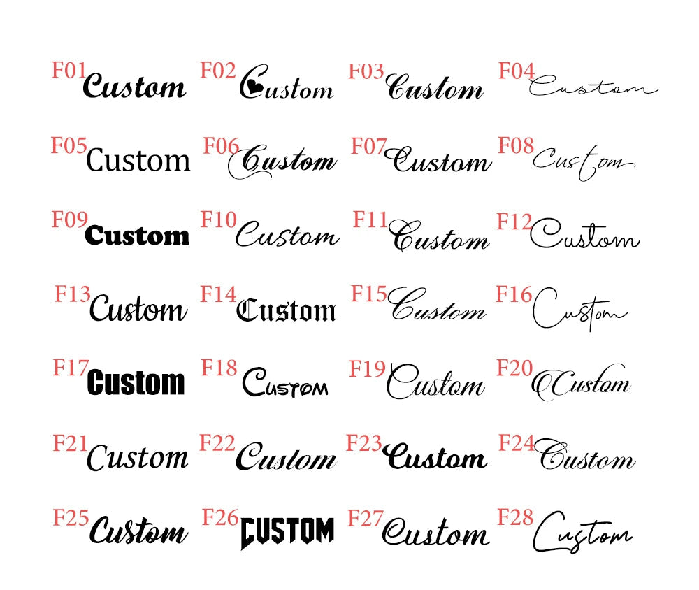 Custom Name Necklace Style ER125