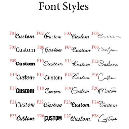 Custom Name Necklace Style ER125