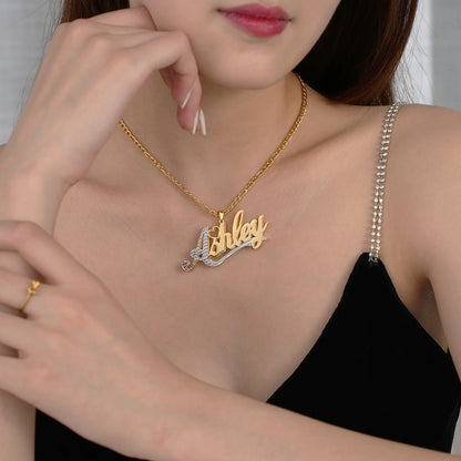 Custom Name Necklace Style ER110