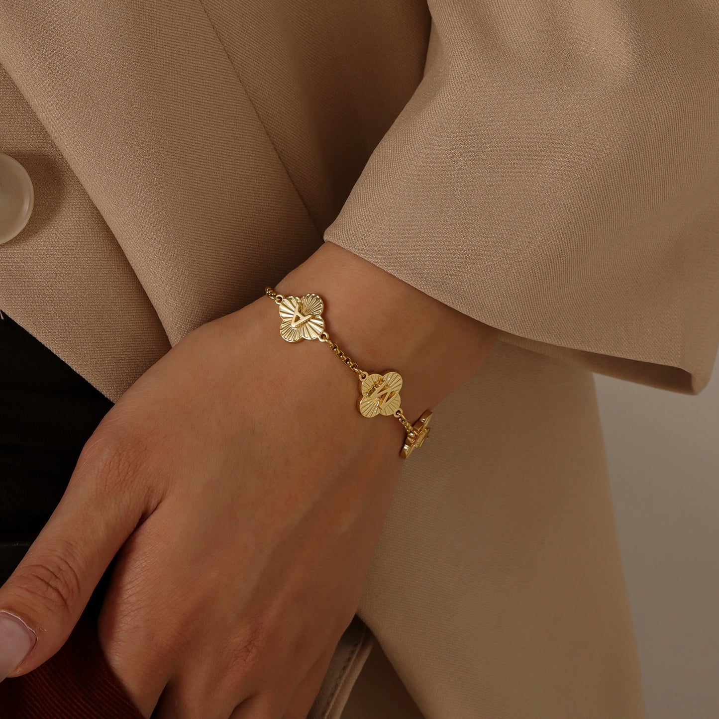 Custom Initial Bracelet Style ER130