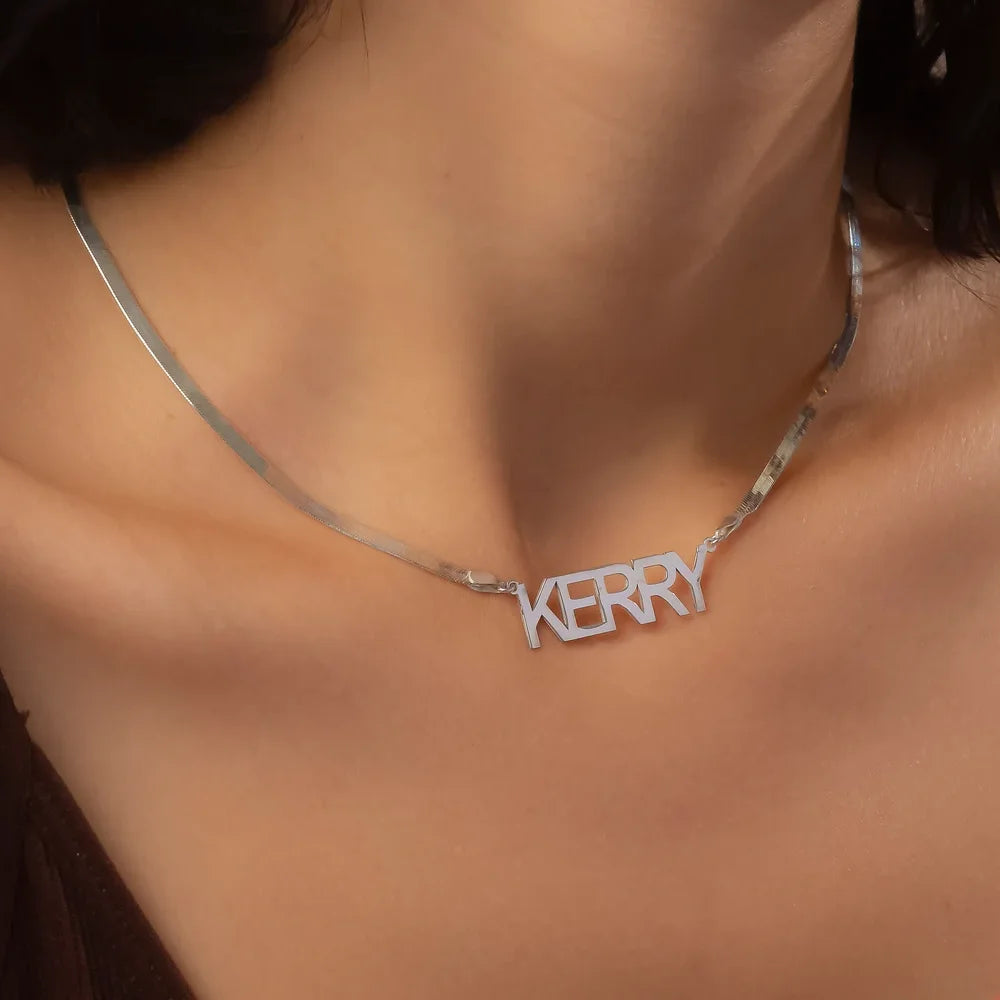 Custom Name Necklace Style ER131