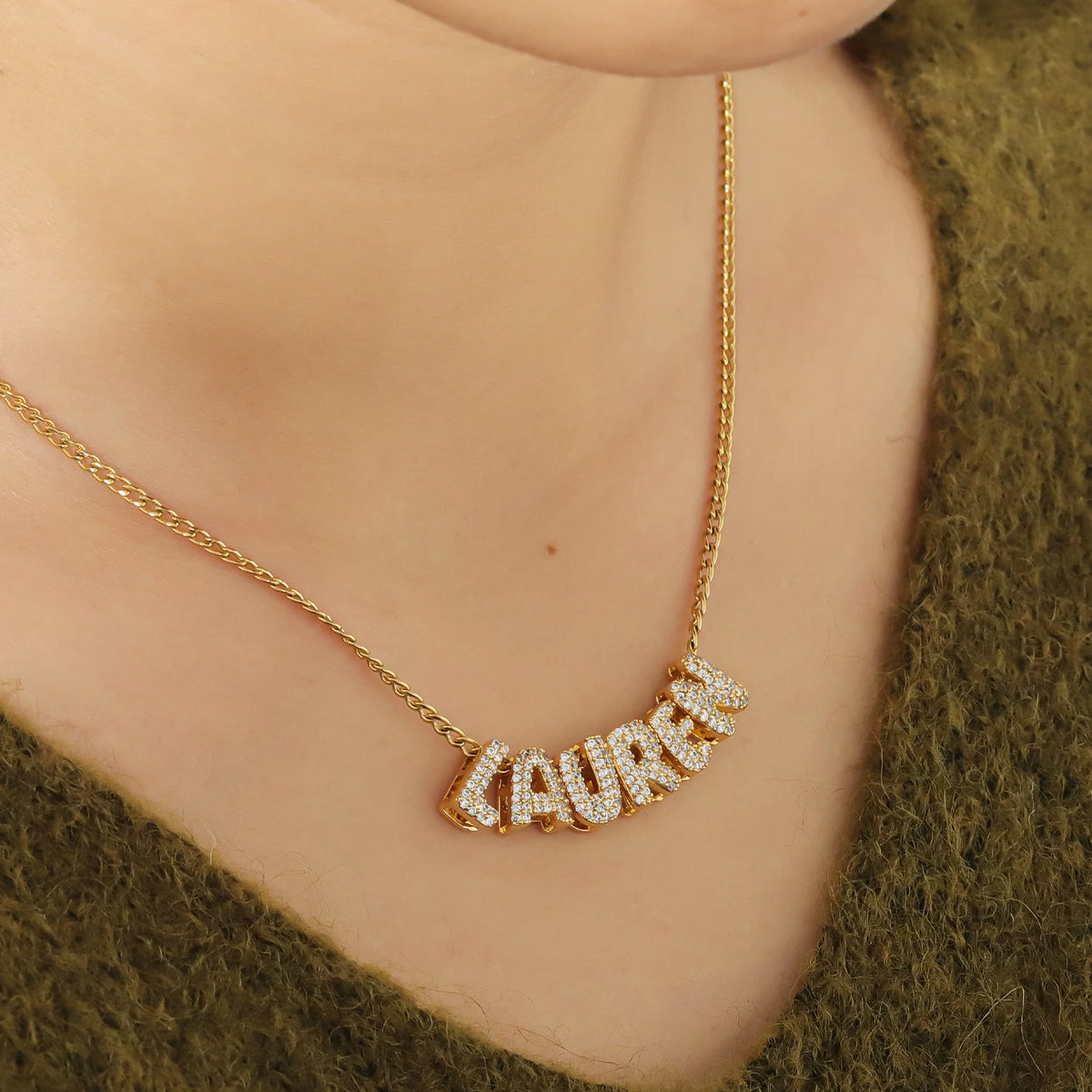 Custom Name Necklace Style ER118