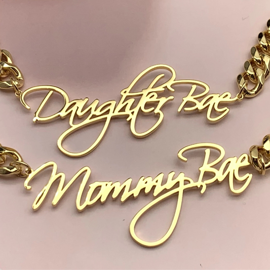 Custom Name Necklace Style ER106