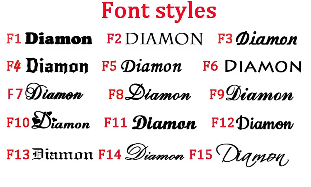 Custom Name Necklace Style ER158