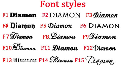 Custom Name Necklace Style ER159